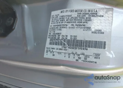 2002 Ford Mustang Gt z USA, uszkodzony, nr VIN 1FAFP42XX2F195456